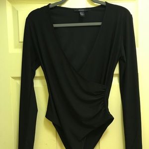 Forever 21 Black bodysuit.